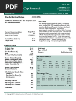 Small-Cap Research: Cardiogenics Hldgs