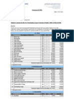 SL Description of Materials UOM Qty Unit Rate Amount: A. Parts