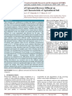 Impact of Untreated Brewery Effluent On Bacteriological Characteristic of Agricultural Soil