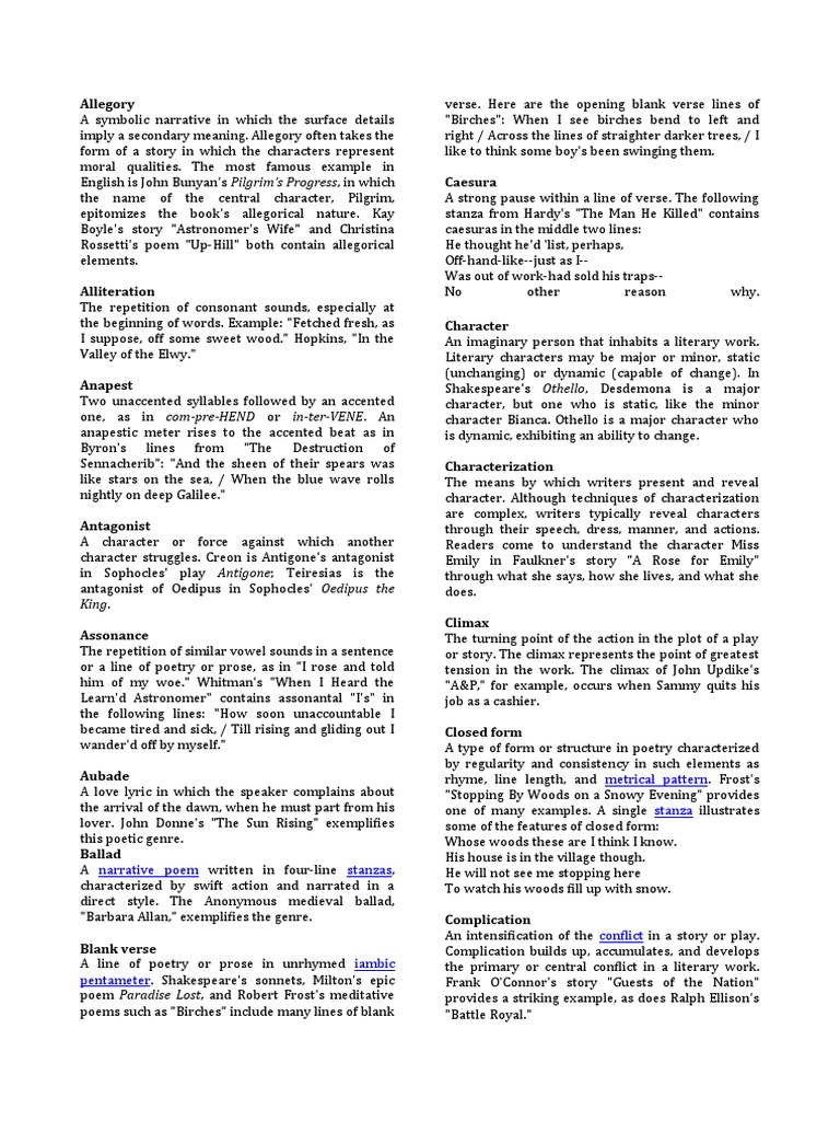 Allegory | PDF | Poetry | Metre (Poetry)