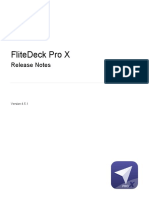 Flitedeck Pro X: Release Notes