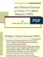 William's Flexion Exercise (WFE