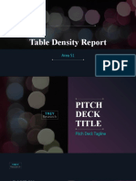 Table Density Report