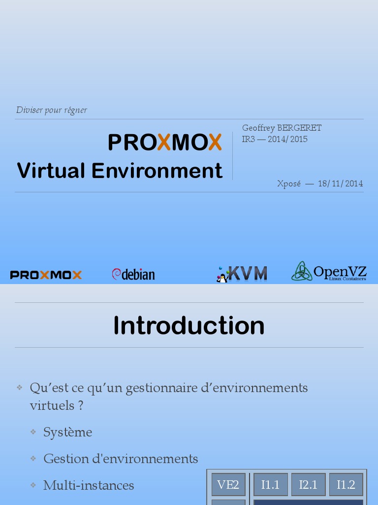 Proxmox VE | PDF | Virtualisation | VMware