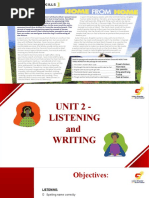 Unit 2 Listeningwriting Teaching Slides