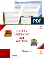 Unit 2 Listeningwriting Teaching Slides