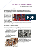 Rapport Sur L'Organisation Des Societes Urbaines: 1 - de Ville À Commune: Organisation