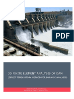 3D Finite Element Analysis of A Dam