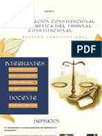Interpretación Constitucional y La Casuística Del Tribunal Constitucional