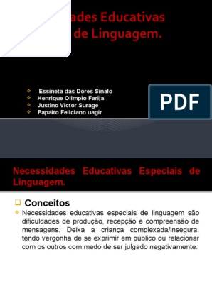 PDF) Necessidades Educativas Especiais: construção de jogos para