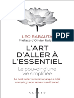 L'Art D'Aller A L'Essentiel - Le Pouvoir D'Une Vie Simplifiee