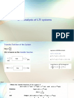LT: Analysis of LTI Systems