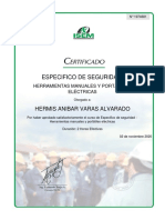 Certifi Herramientas Varas