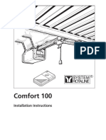 Comfort 100: Installation Instructions
