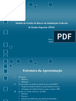 MODELO DE GESTÃO DE RISCOS EM INSTITUIÇÕES FEDERAIS DE ENSINO SUPERIOR - UFRN