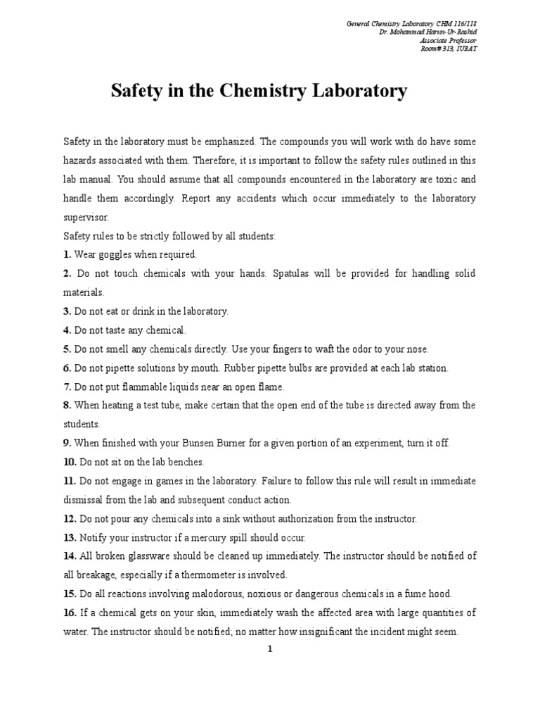 General Chemistry Lab Manual With DEMO DATA PDF Titration Chemistry
