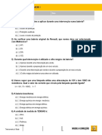 Pós-Teste - Eletricidade I - 14 - 01 - 13