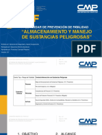 Estándar de Fatalidad de Almacenamiento y Manejo de Sustancias Peligrosas