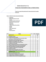 LISTA DE COTEJO de Diálisis Peritoneal