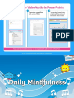 Daily Mindfulness PowerPoint