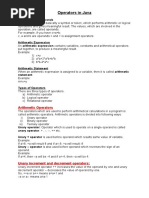 Chapter-4 (Operators in Java)