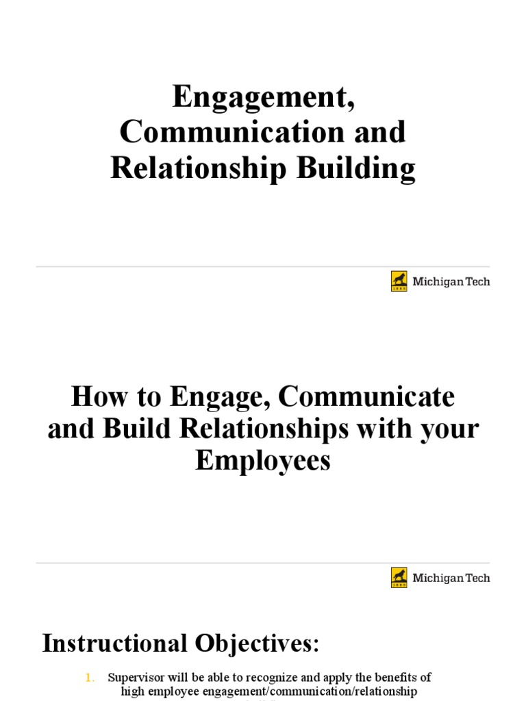 Enhancing Employee Engagement Through Communication | PDF ...