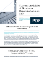 Wk#17 - Current Activities of Business Organizations On CSR