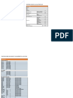 Working Hours Calculation Plan: Description