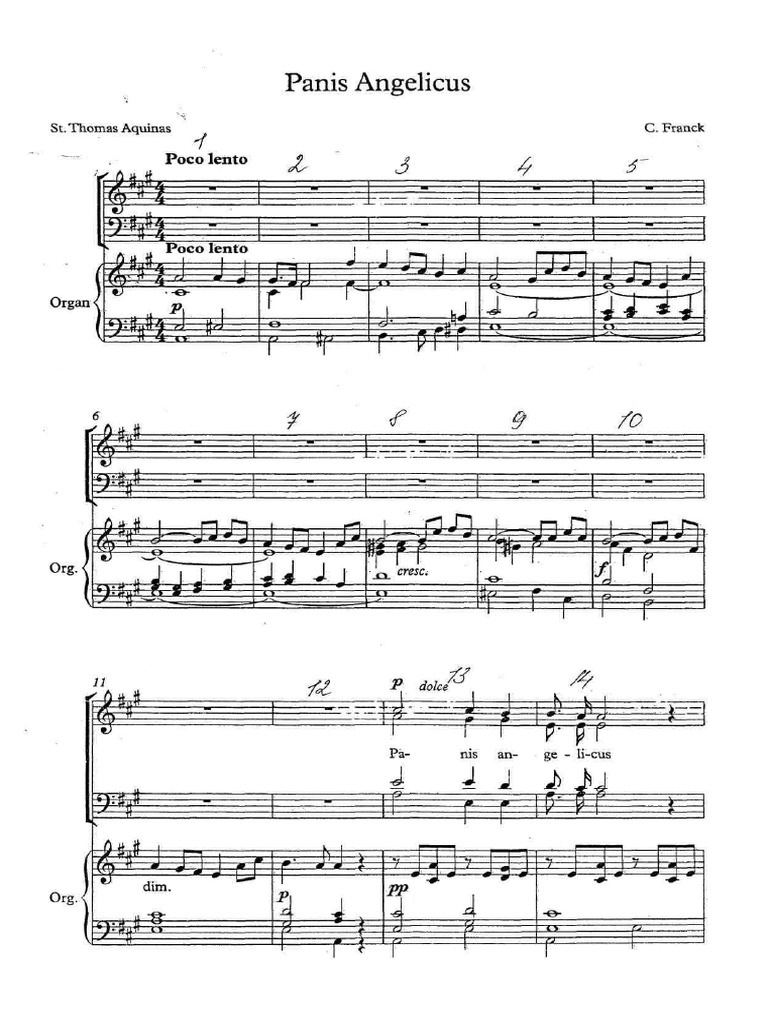 Panis Angelicus | PDF