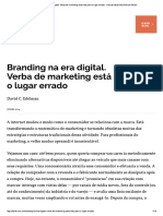 Branding Na Era Digital. Verba de Marke...Rrado - Harvard Business Review Brasil