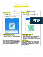 Guide To Health Codes: Two Types of Health Codes Pre-Flight To China While Living in China