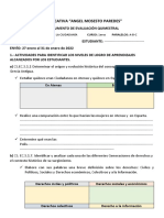 .EXAMEN PRIMER QUIMESTRE  EDUC. PARA LA CIUDADANÍA 1eros A-B-C.