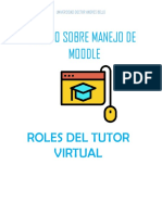 Roles tutor virtual Moodle