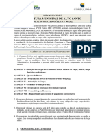 Concurso Prefeitura Alto Santo 2022 vagas nível médio e superior