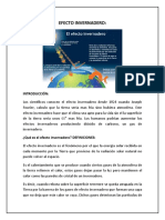 Efecto invernadero: causas y consecuencias del calentamiento global