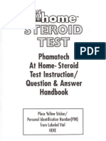 At Home Steroid Testing Guide