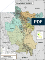 Mapa Politico San Martin - A0