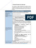 B2 – Formato Pruebas de Seleccion