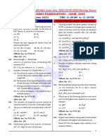 2506 Chemistry Paper With Solution Morning