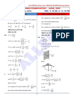 2606 Maths Paper With Solution Morning