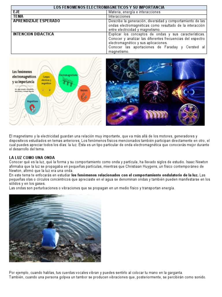 Cien y Tec Fisica 10 Fenomenos Su Importancia PDF Radiación
