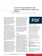 SARS-CoV-2 Polymorphisms and MIS in Children