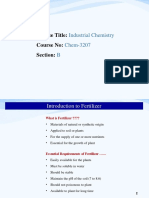Course Title: Course No: Section:: Industrial Chemistry Chem-3207 B