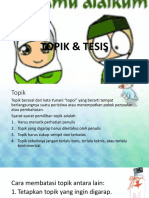 Topik & Tesis