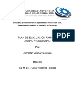 Plan de Evacuacion Familiar - Johnattan Villanueva Jarquin