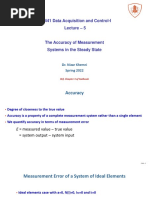 EC441-Lecture_5_Accuracy of Measurement Systems in the Steady State