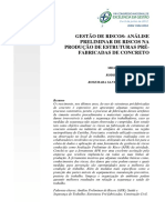 Gestão de Apr Produção de Estruturas Premoldadas