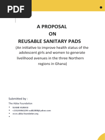 A Proposal On Reusable Sanitary PADS