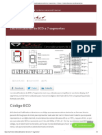 Decodificadores de BCD a 7 segmentos