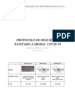 Protocolo Seguridad Sanitaria Covid